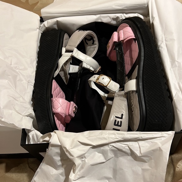 Chanel Multi-coloured Dad Sandals - Picture 5 of 8